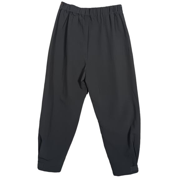 Dazy Dressy Pants Size Large Tapered Pleated Pockets Gray Elastic Waist - Picture 3 of 12